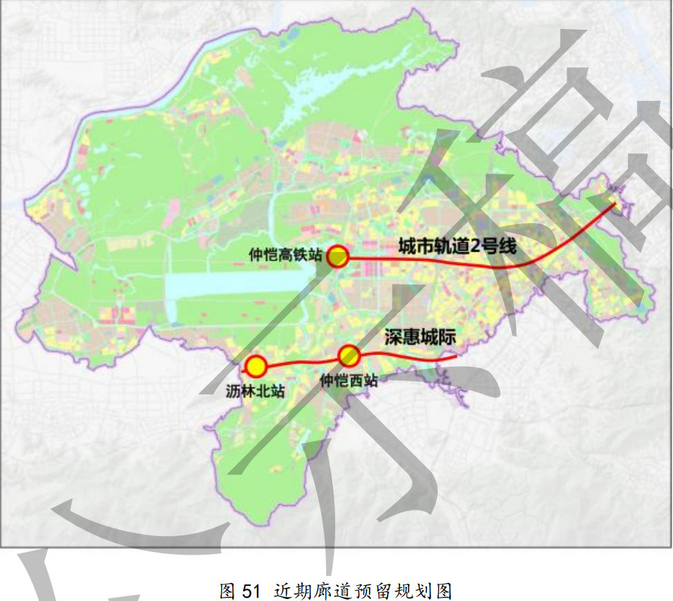 仲恺综合交通规划发布:轨道2号线,深惠城际最新站点方案!