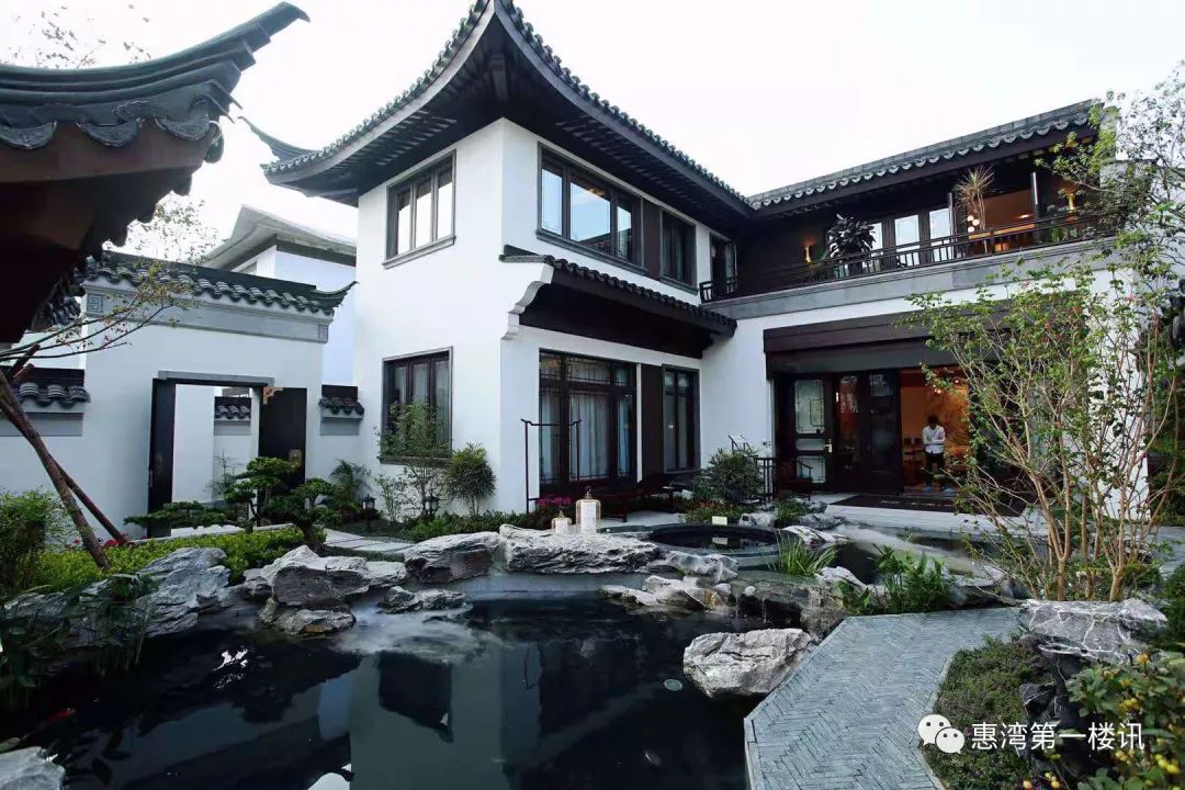 惠州别墅中海汤泉徽派建筑,是你梦想中的别墅类型